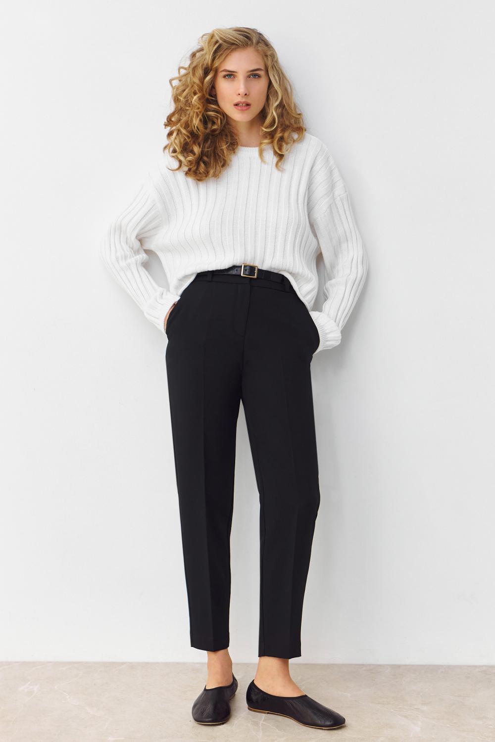 Pants classic black Basil STIMMA