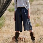 Bermuda shorts made of eco-leather 21AH027 Almae