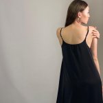 Сукня шовкова чорна Лібея Stimma