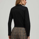Shirt basic black Z-KO-4203 MOODO