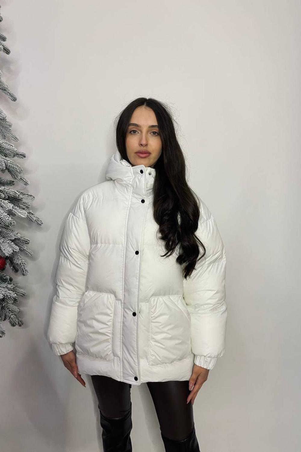 Premium quality winter white jacket