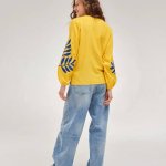Yellow-blue embroidered Fern MEREZHKA