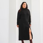 Сукня чорна трикотажна 2446 Bellise
