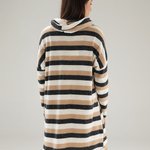 Brown striped dress 199-22479 UNISONO