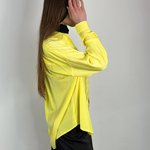 Шовкова блуза жіноча жовтого кольору