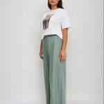 Olive summer pants