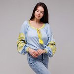 Вишиванка жіноча жовто-блакитна Перемога