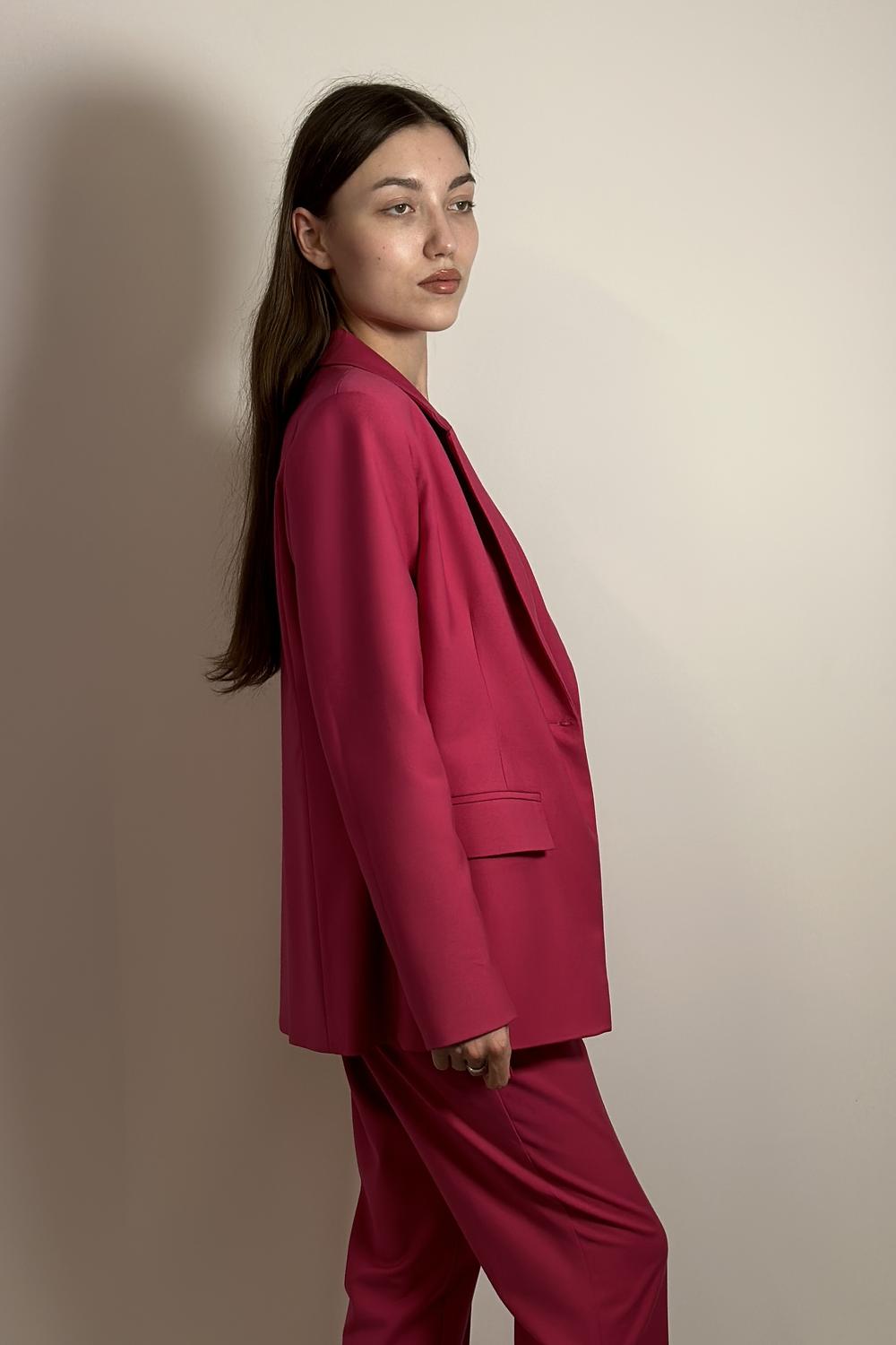 Suit woman crimson jacket + trousers 304 HARDY