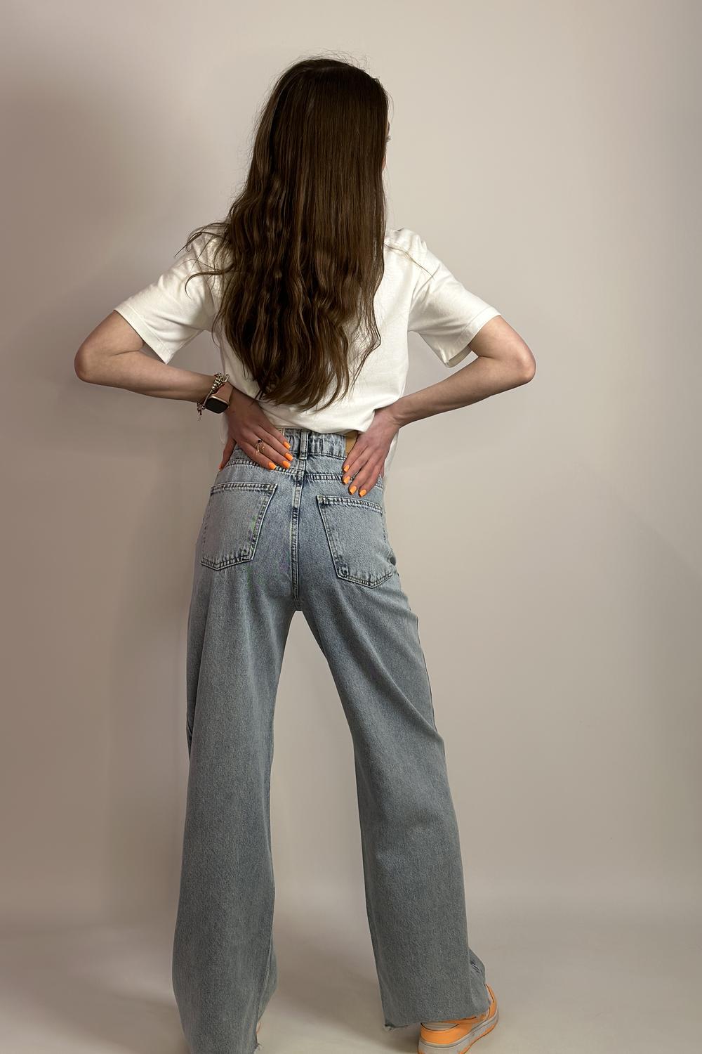 Джинси блакитніі Wide Leg 2655