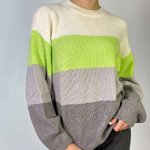 Women's striped sweater L-SW-3700 MOODO
