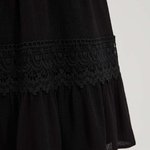 Black dress with lace L-SU-4045 Moodo
