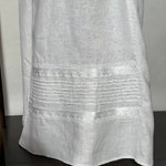 Embroidered dress white on white