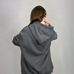 Худі тепле на флісі графітове SK3004 DIAS