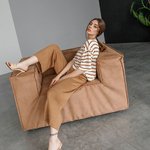 Топ трикотажний в полоску Bellise 1683