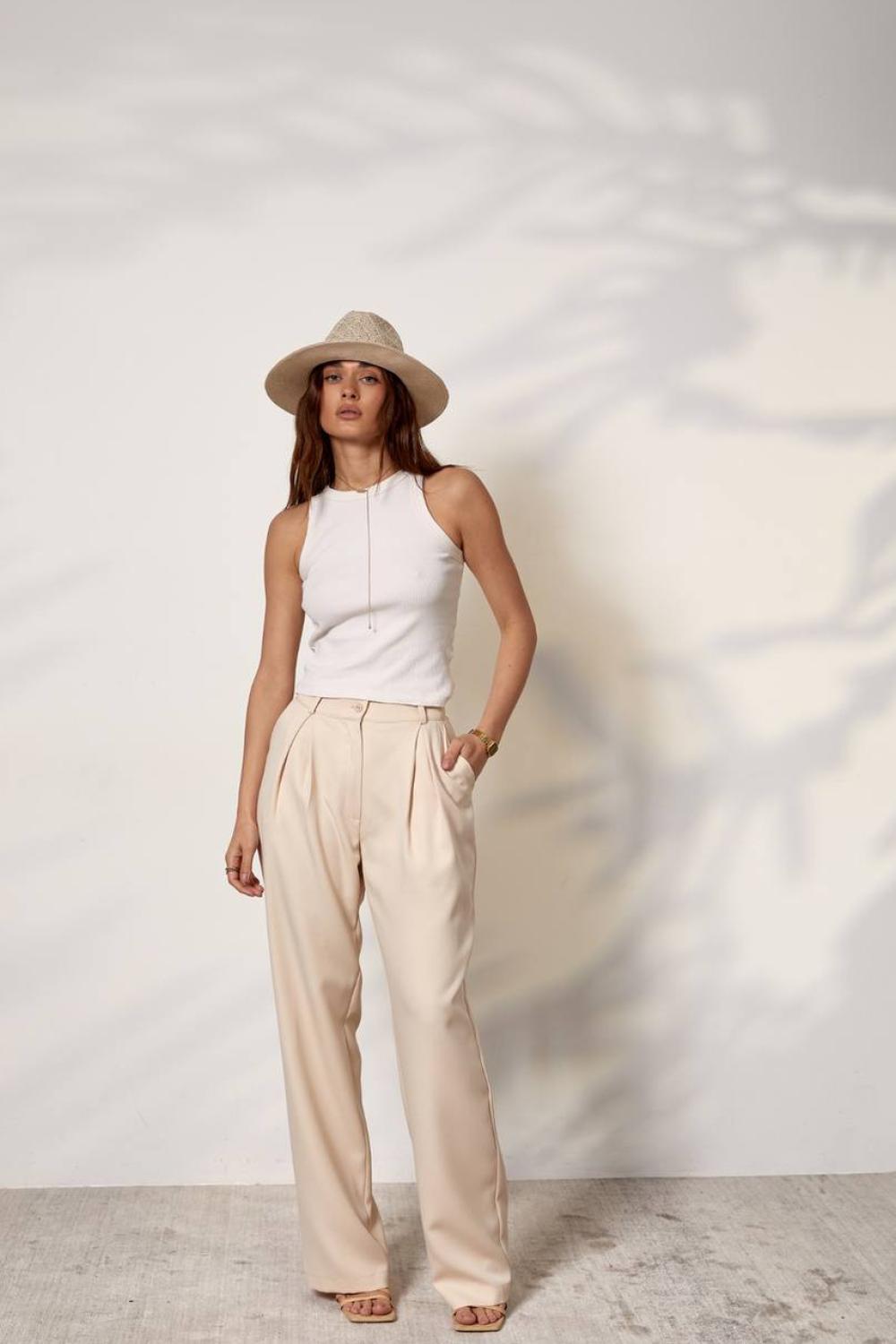 Classic milk pants