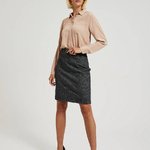 Classic gray skirt