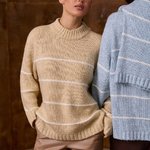 Women's warm ecru jumper
