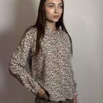 Blouse olive printed Z-KO-3300 MOODO