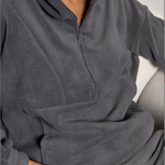 Grey fleece suit