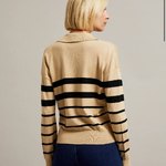 Beige striped jumper