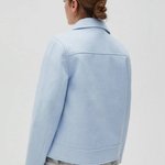 Blue felt jacket