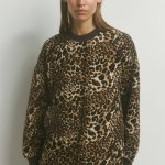Leopard print sweatshirt