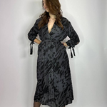 Van Girls 004 Graphite Midi Dress