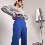 Trousers straight cut blue Bellise1965