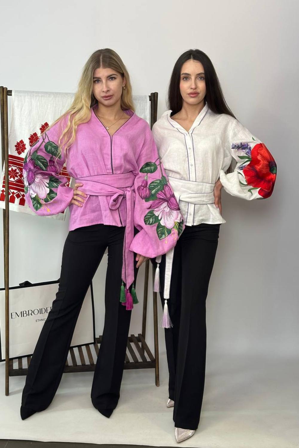 Embroidered Fuchsia EMBROIDERED GEM