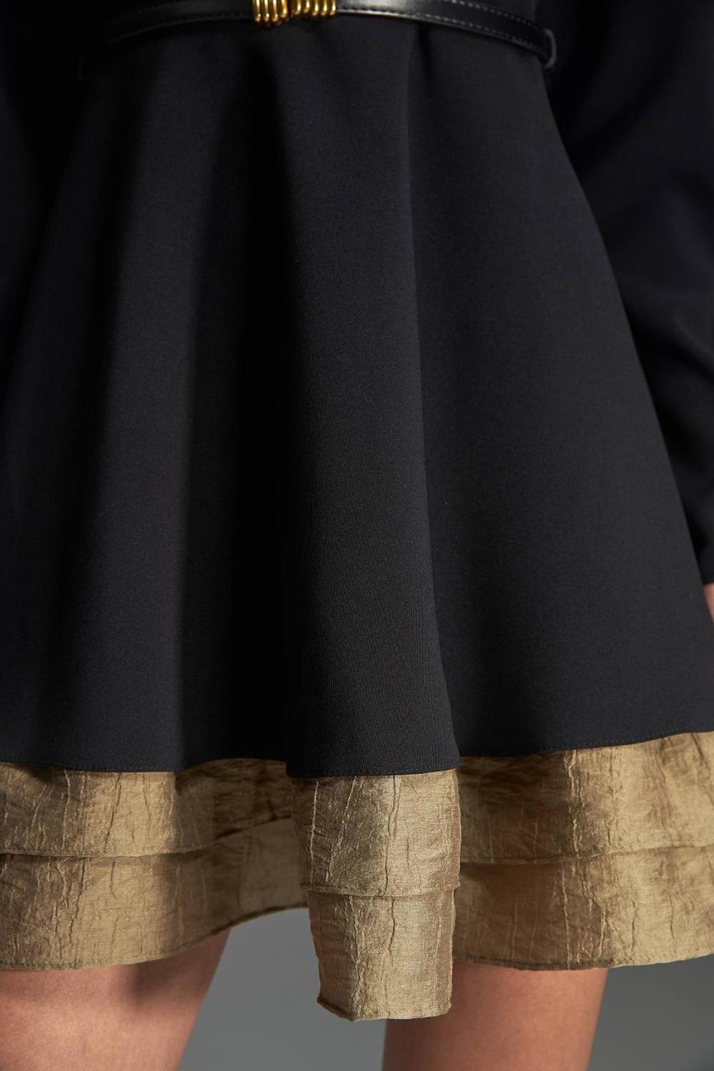 Classic black mini dress