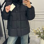 Black winter jacket for women