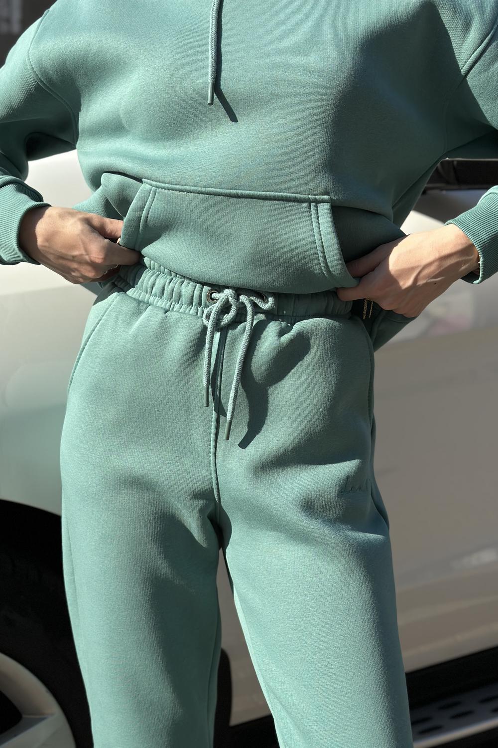 Suit sports warm on fleece turquoise JK3005 DIAS