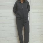 Tracksuit in grey color