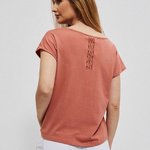 Футболка базова теракотова Moodo L-TS-3846