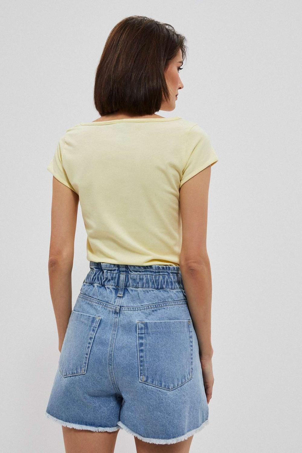 Yellow t-shirt Moodo L-TS-3739