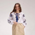 Вишиванка жіноча біла Доля Merezhka