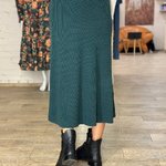 Green knitted skirt FW23-600-forest-K-Realiz
