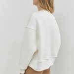 Black women's sweatshirt on a bike