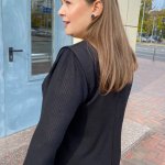 Petro Soroka black knitted dress