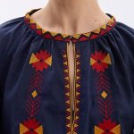 Вишиванка жіноча темно-синя Даніела