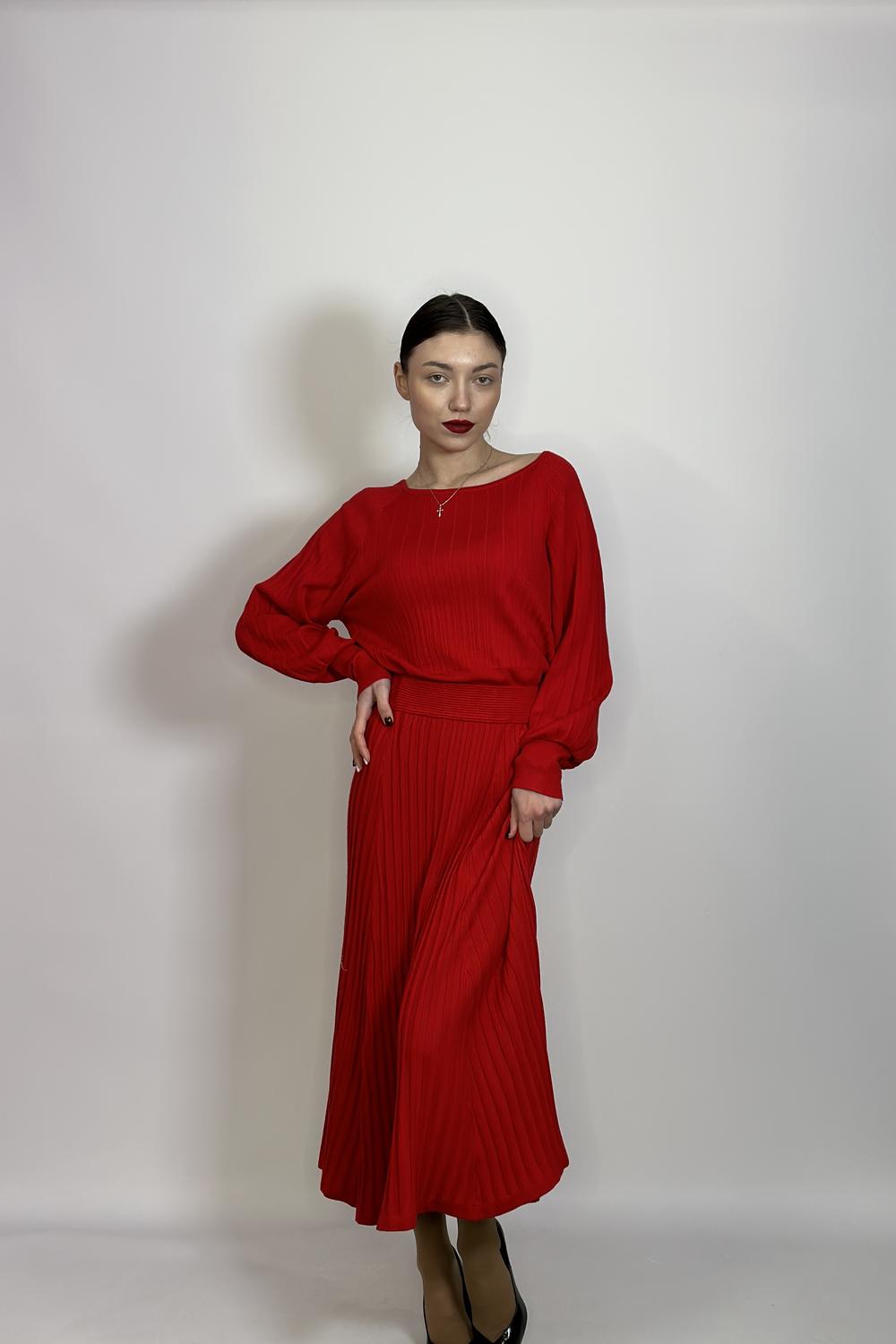Спідниця трикотажна червона Marina V FW22-600