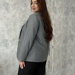 Grey jacket Plus Size