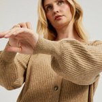 button-down cardigan