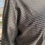 Сукня трикотажна сіра великого розміру в клітинку Petro Soroka