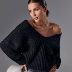 Women's voluminous jumper