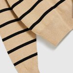Beige striped jumper