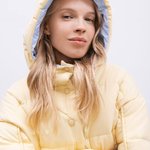 Укорочена жовта куртка