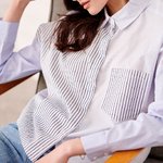 Сорочка класична в смужку 22AH111 LAURA+MAX