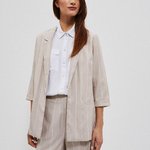 Jacket beige with short sleeves Moodo L-MR-4008