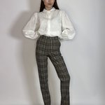 Trousers women's classic Berdichevski checked